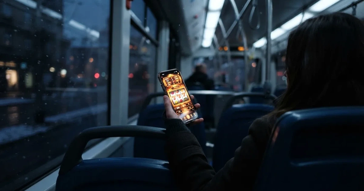 Mobitel u ruci u zagrebačkom tramvaju jedne zimske večeri — casina za android u hrvatskoj