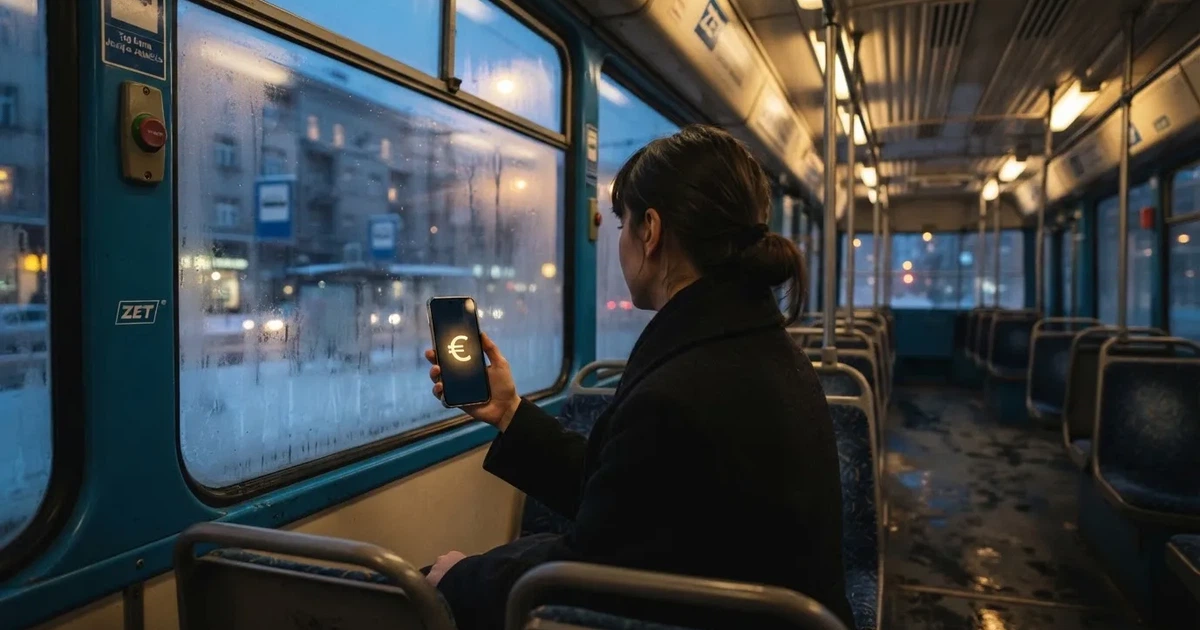 Mobitel u ruci u zagrebačkom tramvaju jedne zimske večeri — casina za iphone u hrvatskoj